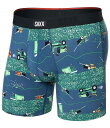 【送料無料】 サックス メンズ ブリーフパンツ アンダーウェア Vibe Xtra Slim Lawn Equipment Printed 6 Boxer Br...