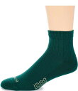 【送料無料】 ボンバス メンズ 靴下 アンダーウェア Modern Rib Quarter Socks Everglade
