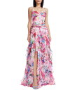 【送料無料】 ドレスザポプレーション レディース ワンピース トップス Lux Floral Print Sweetheart Neckline Ruffle ...