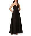 【送料無料】 アイダンマットックス レディース ワンピース トップス Sweetheart Strapless Mixed Media Walk Thru Go...