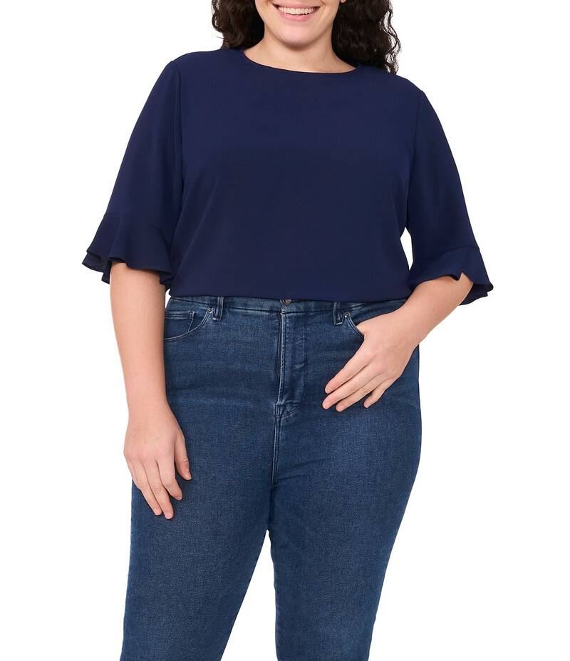 【送料無料】 セセ レディース シャツ トップス Plus Size Crew Neck Short