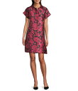 【送料無料】 プレストンアンドヨーク レディース ワンピース トップス Wilson Short Sleeve Collared Sheath Dress Rouge Floral