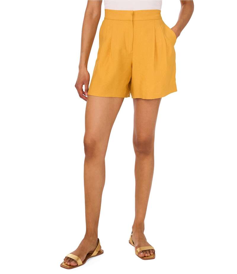 ヴィンスカムート レディース ボトムス ハーフパンツ・ショーツ プリーツ ショートパンツ Vince Camuto..