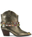 【送料無料】 カートジェイガーロンドン レディース ブーツ・レインブーツ シューズ Western Flair Regent Jewel Leather Boo...