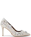 【送料無料】 カートジェイガーロンドン レディース ヒール シューズ Flower Embellished Suede Dress Pumps Bone