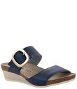 【送料無料】 ナオト レディース サンダル シューズ Magic Leather Wedge Slide Sandals Polar Sea(4)