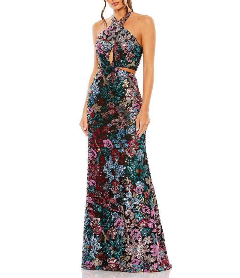 �ޥå������� ��ǥ����� �ȥåץ� ���ԡ��� ���åȥ����� ���ѥ󥳡��� �Ρ����꡼�� �ۥ륿�� Mac Duggal Criss Cross Halter ...