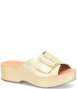 【送料無料】 コークイーズ レディース サンダル シューズ York Leather Buckle Platform Sandals Gold(4)