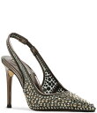 【送料無料】 スティーブ マデン レディース ヒール シューズ Reyes-R Rhinestone Slingback Stiletto Pumps Pewt...