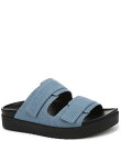 【送料無料】 バイオニック レディース サンダル シューズ Riviera Denim Banded Slide Sandals Medium Denim