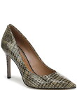【送料無料】 サムエデルマン レディース ヒール シューズ Hazel Plaid Patent Leather Pointed Toe Pumps Khaki...