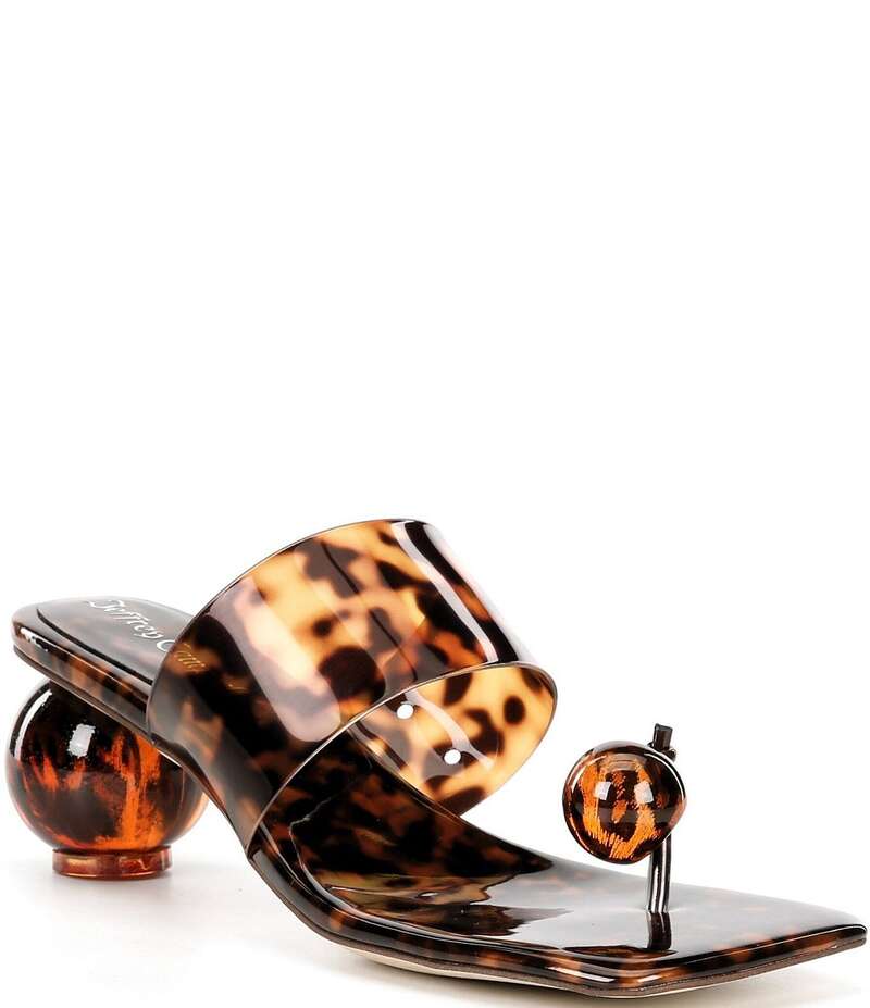 ジェフリー キャンベル レディース シューズ ヒール プリント サンダル Jeffrey Campbell Latus Tortoi..
