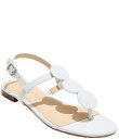 【送料無料】 ジャックロジャース レディース サンダル シューズ Worth Leather Flat Thong Sandals White(4)