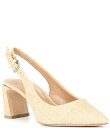 【送料無料】 ヴィンスカムート レディース ヒール シューズ Hamden Raffia Slingback Point Toe Pumps Chai Latt...
