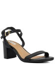 【送料無料】 デューンロンドン レディース ヒール シューズ Jaliz Leather Block Heel Sandals Black