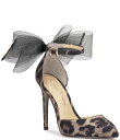 【送料無料】 ジェシカシンプソン レディース ヒール シューズ Phindies Leopard Print Tulle Bow Pumps Safari Co...