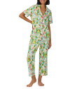 【送料無料】 ベッドヘッド レディース ナイトウェア アンダーウェア Cactus Garden Western Print Short Sleeve Notc...