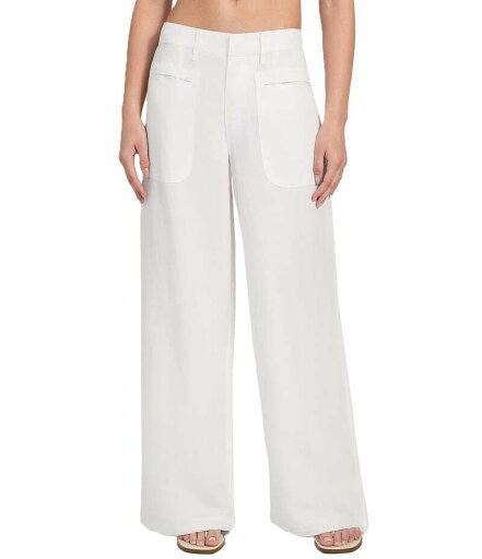 【送料無料】 ゲス レディース カジュアルパンツ ボトムス Quinn Linen Blend Parachute Pants White 【送料無料】 ゲス レディース カジュアルパンツ ボトムス Quinn Linen Blend Parachute Pants White