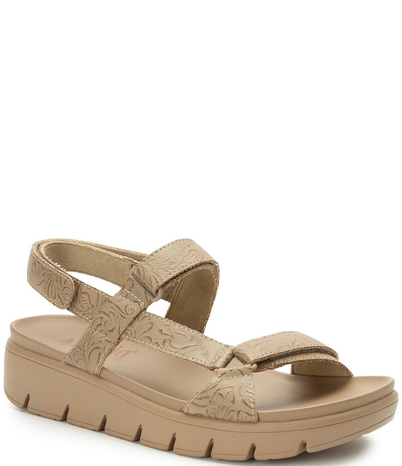 アレグリア レディース シューズ サンダル プラットフォーム Alegria Henna Tool Embossed 3 Strap Pla..