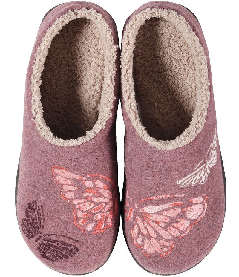 エルエルビーン レディース シューズ サンダル L.L.Bean Daybreak Scuff Butterfly Motif Slippers Brickstone/Butterfly