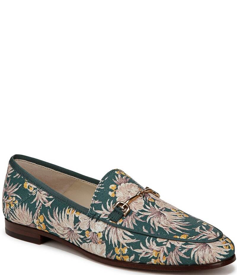 ̵ २ǥޥ ǥ åݥ󡦥ե 塼 Loraine Floral Linen Bit Buckle ...