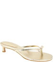 【送料無料】 BCBジェネレーション レディース ヒール シューズ Zia Metallic Bow Detail Kitten Heel Thong Dres...