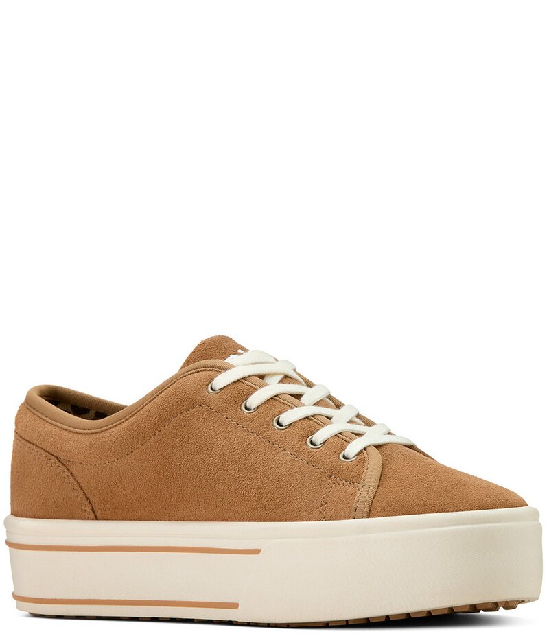 【送料無料】 アリアト レディース カジュアルパンツ ボトムス Skylar Suede Lace-Up Sneakers Dark Tan
