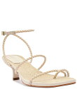 【送料無料】 シュッツ レディース ヒール シューズ Kaya Straw Mid Ankle Strap Toe Loop Dress Sandals Off...