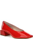 【送料無料】 ジャンビニ レディース ヒール シューズ Walt Patent Square Toe Block Heel Pumps Tangelo Red