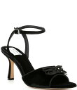 【送料無料】 ジャンビニ レディース ヒール シューズ x Lilly Sisto Greta Velvet Mini Bow Dress Sandals Bl...