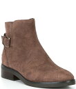 【送料無料】 コールハーン レディース ブーツ・レインブーツ シューズ Hampshire Suede Buckle Booties Lava
