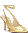 【送料無料】 ジェシカシンプソン レディース ヒール シューズ Miriale Metallic Embossed Slingback Ankle Strap ...