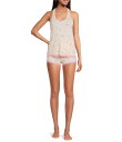 【送料無料】 ハニーデュー レディース ナイトウェア アンダーウェア Dream Knit Flamingo Sleeveless Crew Neck Shor...