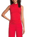 【送料無料】 アレックスマリー レディース シャツ トップス Wendy Draped Cowl Neck Sleeveless Blouse Rouge