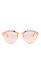 エーキュウエス レディース サングラス・アイウェア アクセサリー Lolli 64mm Modified Cat Eye Sunglasses ROSE GOLD-HAVANA/ROSE GOLD