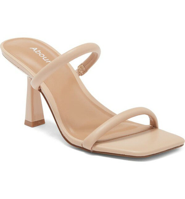 アボンド レディース サンダル シューズ Kenndra Slide Heeled Sandal BEIGE