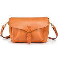 オールドトレンド レディース ショルダーバッグ バッグ Isla Leather Crossbody Bag CARAMEL