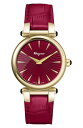 yz T@g[ tFK Y rv ANZT[ Women's Idillio Croc Embossed Leather Strap Watch, 36mm GOLD