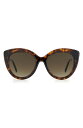 【送料無料】 ジミーチュー レディース サングラス・アイウェア アクセサリー 52mm Leones Round Sunglasses HAVANA / BROWN SHADED