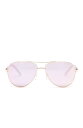 ebhx[J[ fB[X TOXEACEFA ANZT[ 57mm Metal Frame Aviator Sunglasses ROSE GOLD