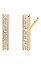 【送料無料】 モニカヴィナダー レディース ピアス・イヤリング アクセサリー Signature Skinny Diamond Bar Earrings YELLOW GOLD