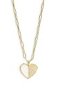 yz AWFgB[H fB[X lbNXE`[J[Ey_ggbv ANZT[ Mother-of-Pearl Heart Necklace GOLD