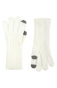 【送料無料】 レベッカミンコフ レディース 手袋 アクセサリー Milano Knit Gloves ECRU