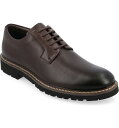 【送料無料】 ヴァンセ カンパニー メンズ デッキシューズ シューズ Martin Lug Sole Derby COFFEE