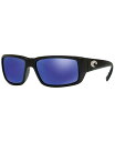 コスタデルマール レディース サングラス・アイウェア アクセサリー Polarized Sunglasses FANTAIL 59P BLACK/ BLUE MIRROR POLAR