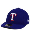 ニューエラ レディース 帽子 アクセサリー Texas Rangers Low Profile AC Performance 59FIFTY Cap Light Royal