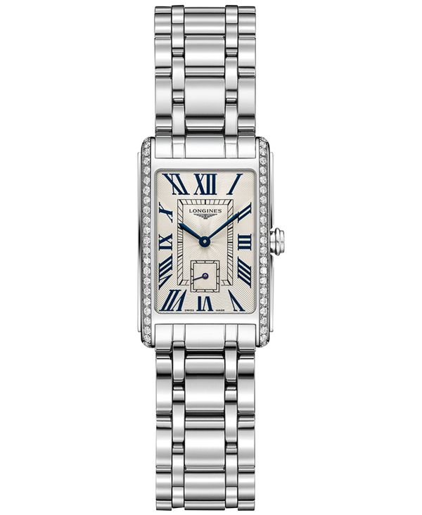ロンジン ロンジン レディース 腕時計 アクセサリー Women's Swiss DolceVita Diamond (3/8 ct. t.w.) Stainless Steel Bracelet Watch 21x32mm L52550716 No Color