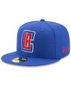 ニューエラ レディース 帽子 アクセサリー Los Angeles Clippers Basic 59FIFTY Fitted Cap 2018 Blue