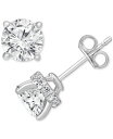 バッジェリーミシュカ レディース リング アクセサリー Lab Grown Diamond Halo Stud Earrings (2-1/2 ct. t.w.) in 14k White Gold White Gold