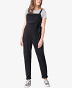 TB} fB[X WvX[c gbvX Women's Maternity Jumpsuit Set 2 Piece Black